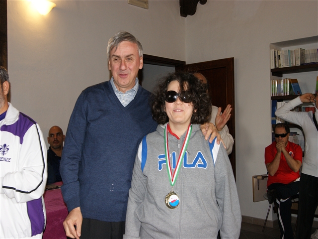 Irene viene premiata al torneo Francesco Bracci